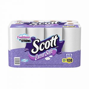 Scott Extra Soft Bath Tissue, 36 Rolls