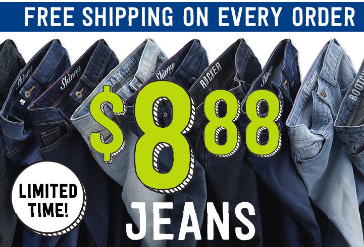 jeans $8.88