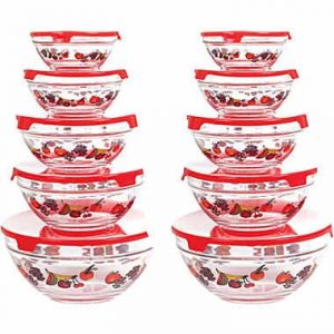 Chef Buddy 20 Piece Glass Bowl Set Only $14.99 (reg $30.99)