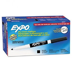 Expo Low-Odor Dry Erase Markers