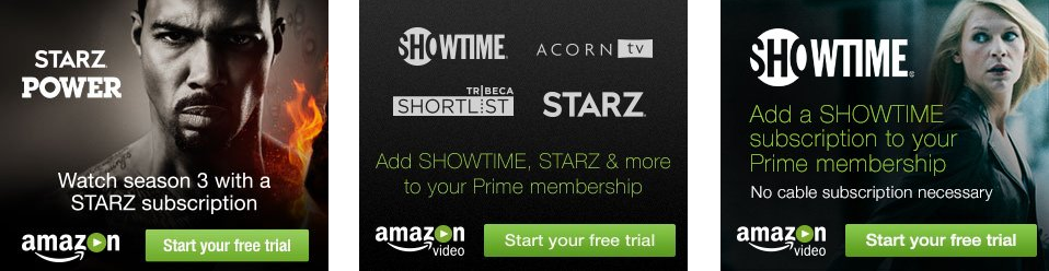 amazon prime tv free trial offers