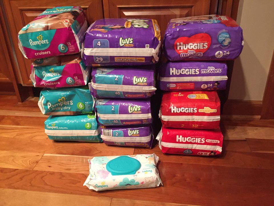 shop online amazon for baby diapers and wipes