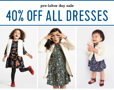Save 40% on Old Navy Dresses