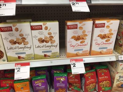 Better than FREE Vans Gluten Free Crackers at Target!