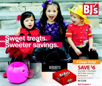 Save Big On Mars and Hershey's Candy Bars at BJ's