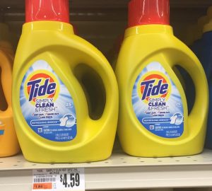 Tide Simply Detergent, 37 - 40 oz - BOGO $4.59 at tops markets