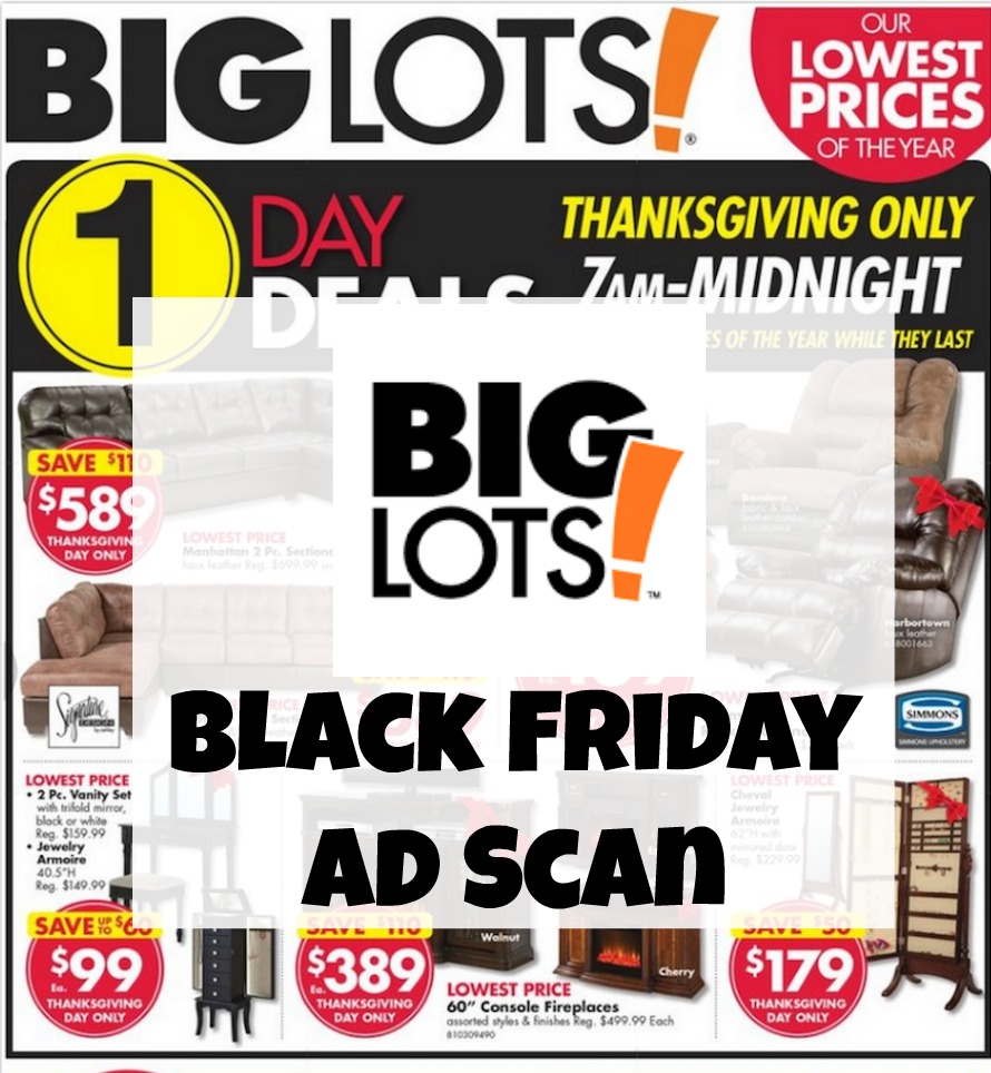 Big Lots Black Friday Ad Scan 2016 - My Momma Taught Me