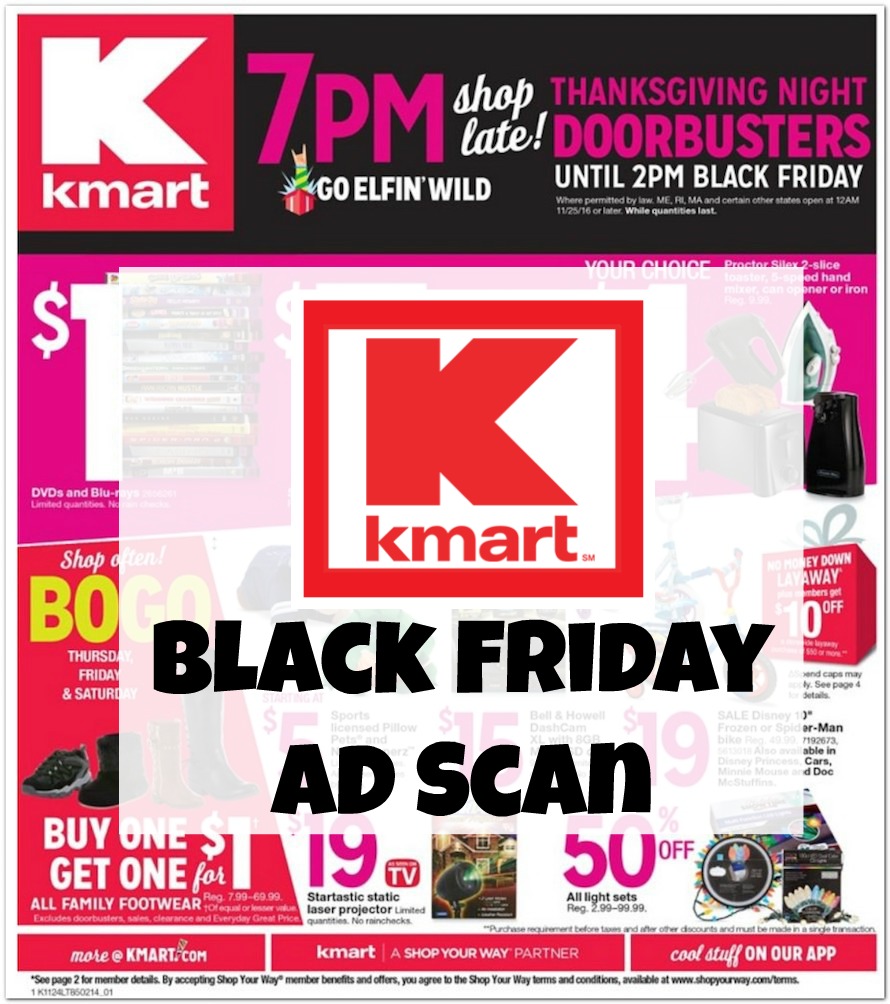 Kmart Black Friday Ad Scan 2016 - My Momma Taught Me - What Are Kmarts Black Friday Deals