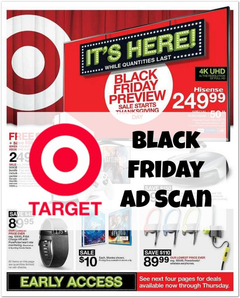 Target Black Friday Ad Scan for 2016