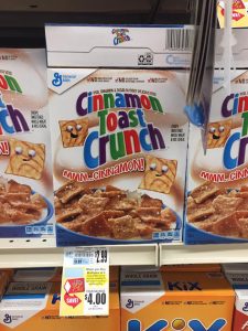 general mills cinnamon toast crunch cereal price for tops instant savings offer