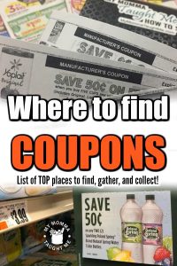 Where To Find Coupons! List Of Top Places To Find, Gather, And Collect!