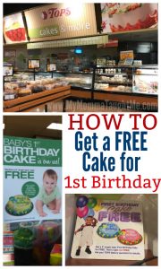 How To Get A Free Cake For 1st Birthday