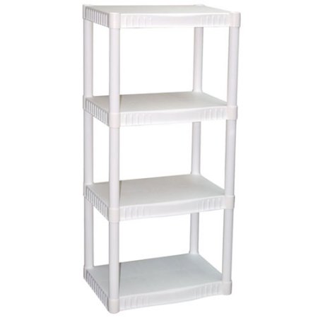 Plano 4 Tier Heavy Duty Plastic Shelves