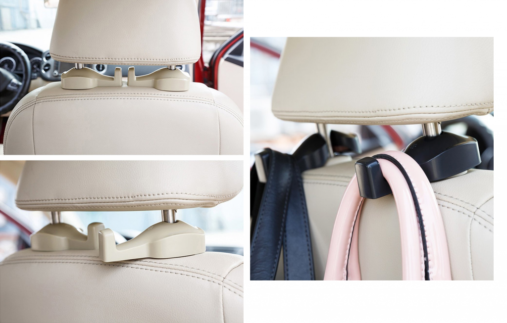 Seat Back Headrest Hanger Hooks