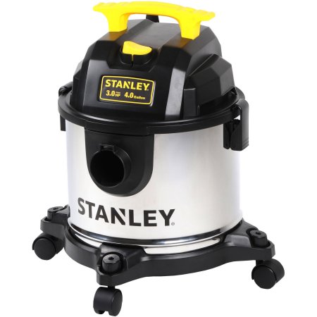 Stanley 4 Gallon Stainless Steel Wet Dry Vacuum
