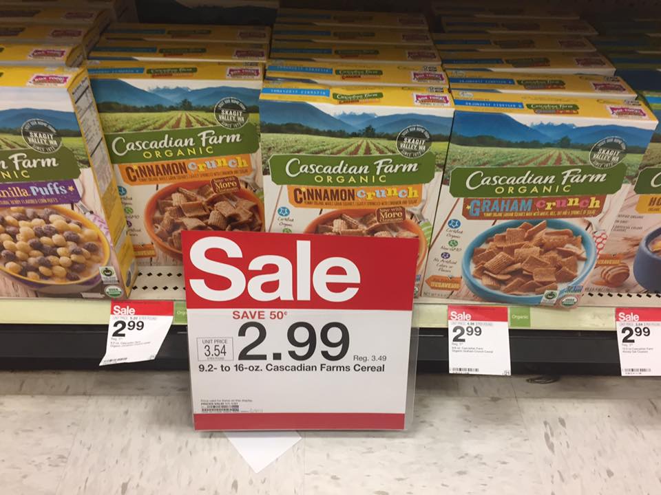 Cascadian Farms Sale At Target