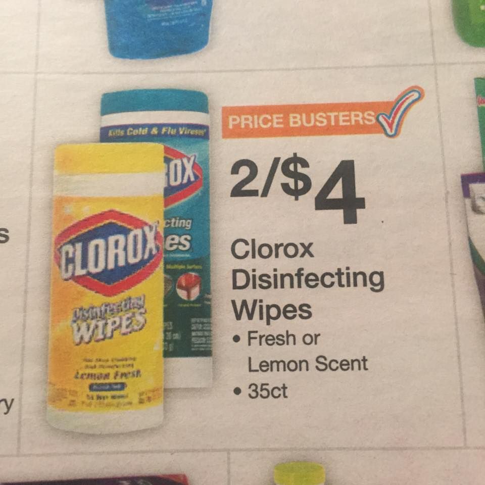 Clorox Wipes Sale Kinney Drugs