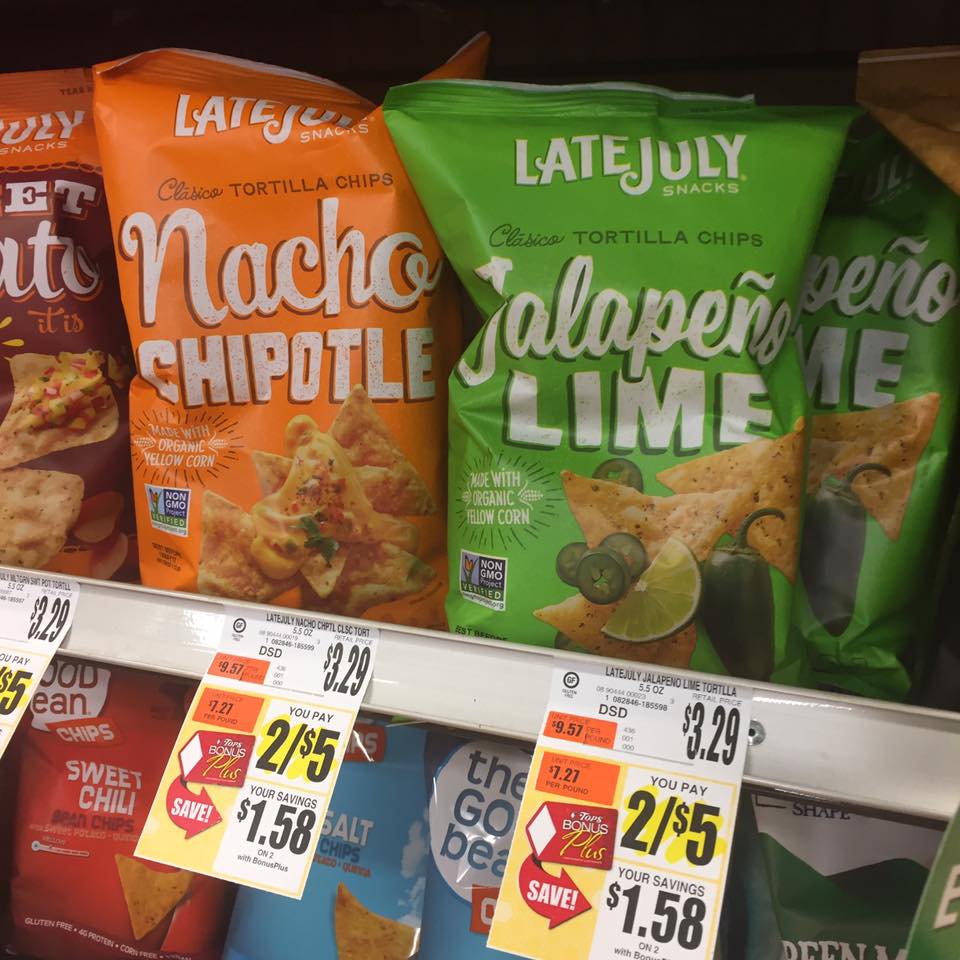 Late July Chips Sale At Tops Markets