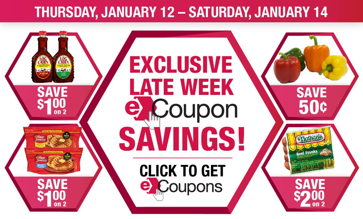 Late Week Tops E Coupons