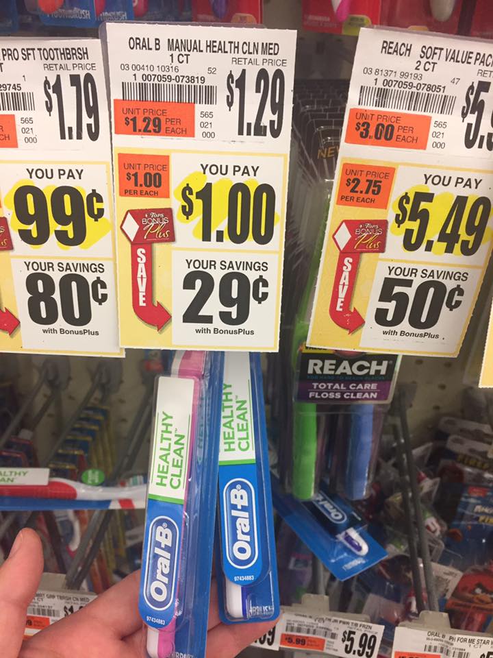 Oral B Toothbrush Sale At Tops Markets