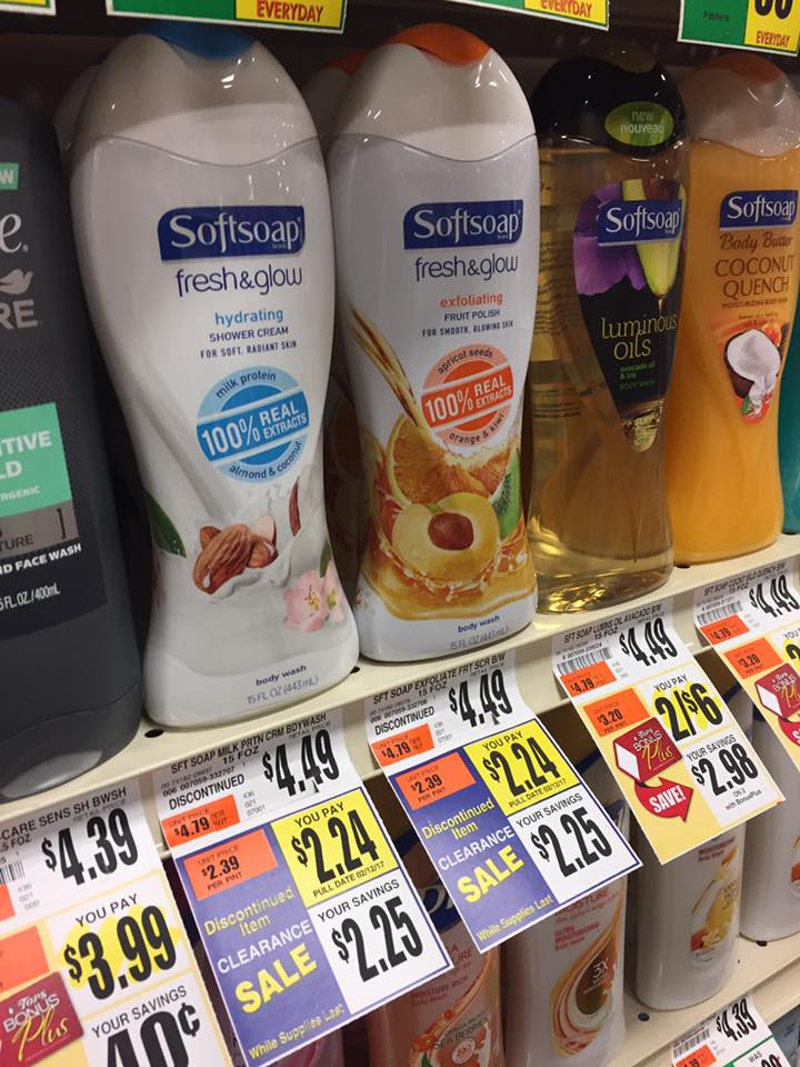 Softsoap Bodywashclearanced At Tops Markets