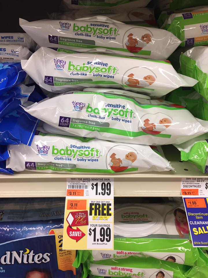 Tippy Toes Wipes BOGO Sale At Tops Markets
