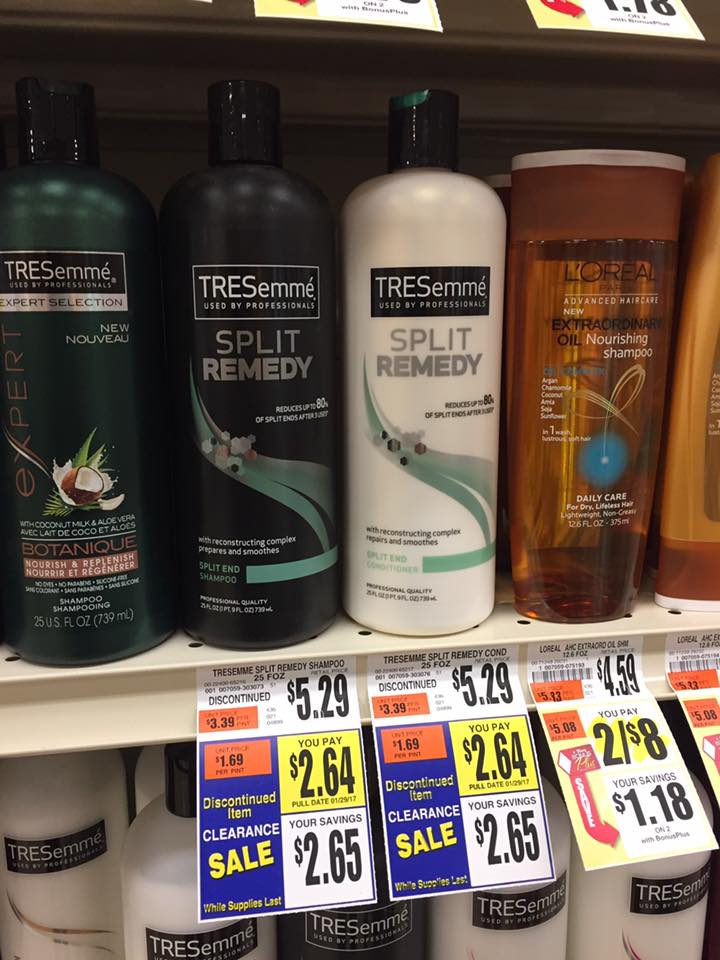 Tresemme Clearanced Sale At Tops Markets