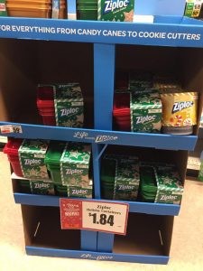 Ziploc Holiday Containers Clearanced At Tops Markets