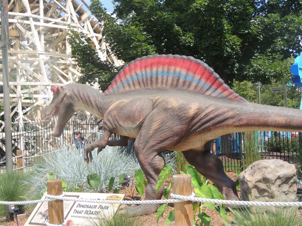 Dinosaur At Dorney Park 2