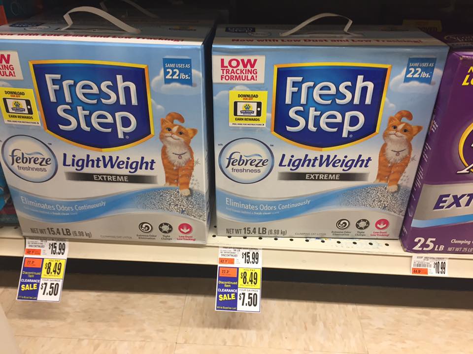 Fresh Step Cat Litter Clearanced At Tops Markets