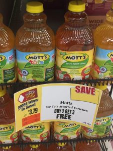 Motts Juice Buy 2 Get 3 Free Sale Tops Markets
