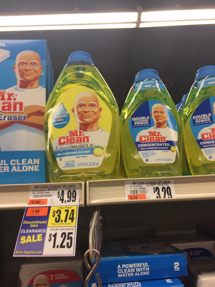 Mr Clean Clearanced At Tops Markets