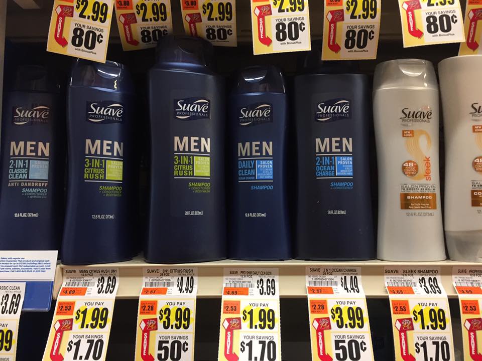 Suave Men Shampoo At Tops