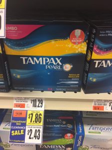 Tampax Clearanced At Tops Markets 3