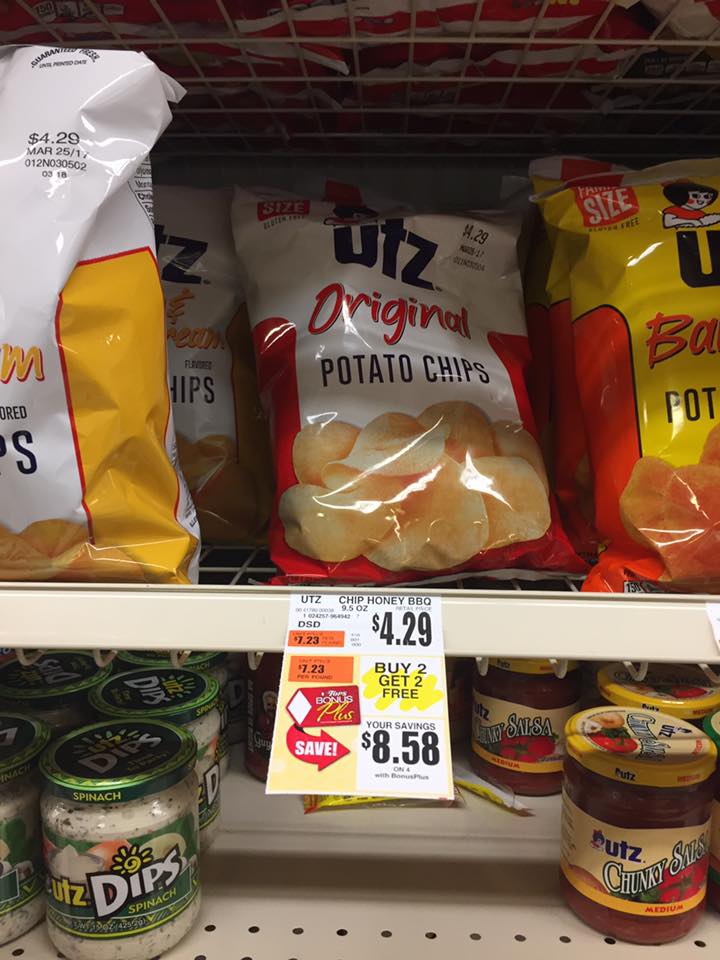 Utx Chips Buy 2 Get 2 Free Sale At Tops Markets