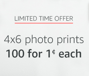 Amazon Prints 100 For $1 00