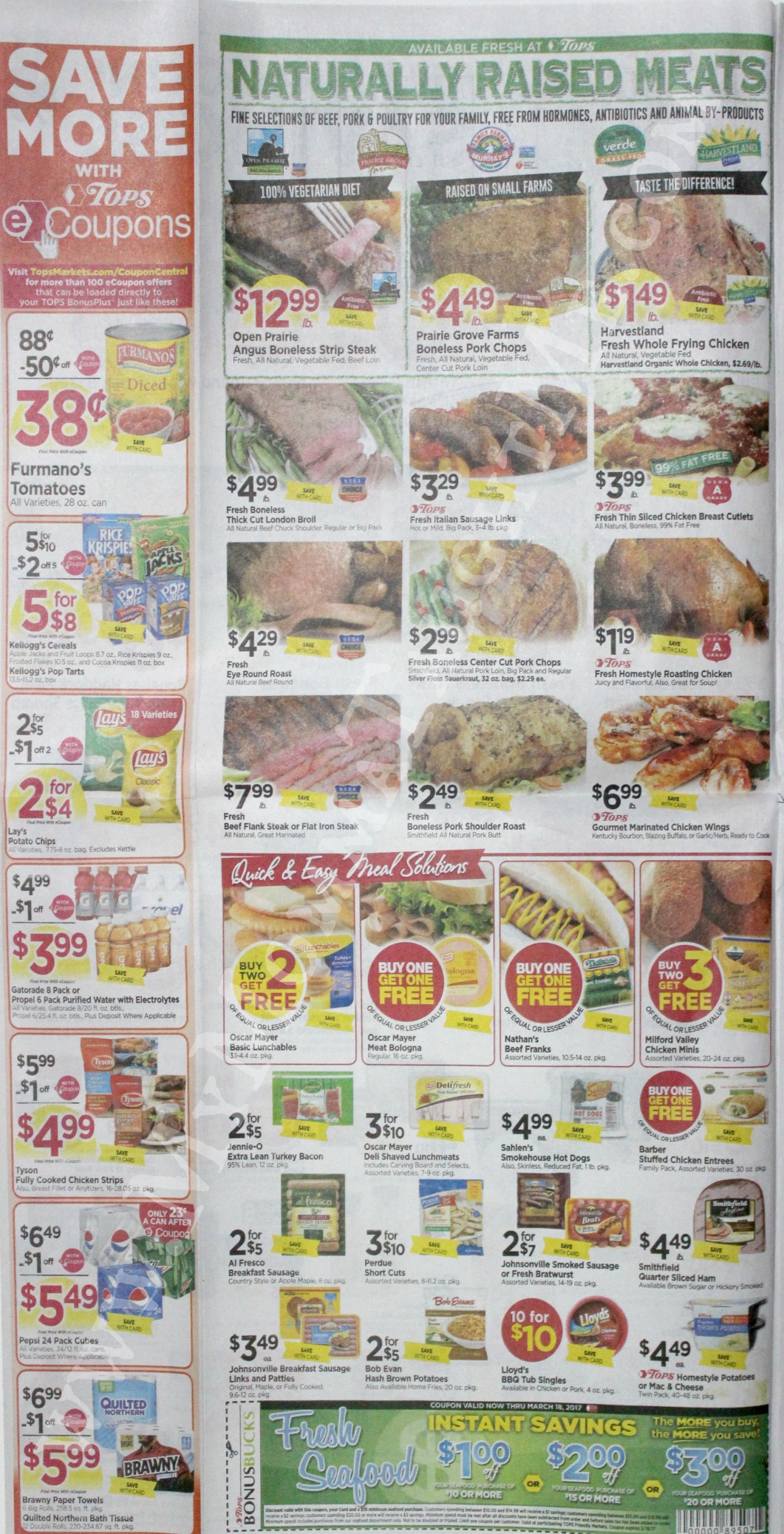 Tops Markets Ad Scan Week Of 3 12 17 To 3 18 17 Page 2