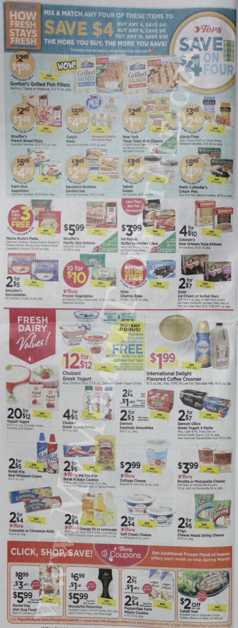Tops Markets Ad Scan Week Of 3 12 17 To 3 18 17 Page 4