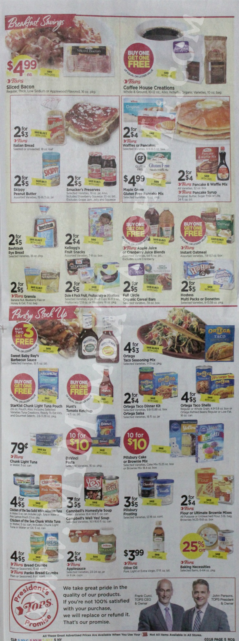Tops Markets Ad Scan Week Of 3 12 17 To 3 18 17 Page 5