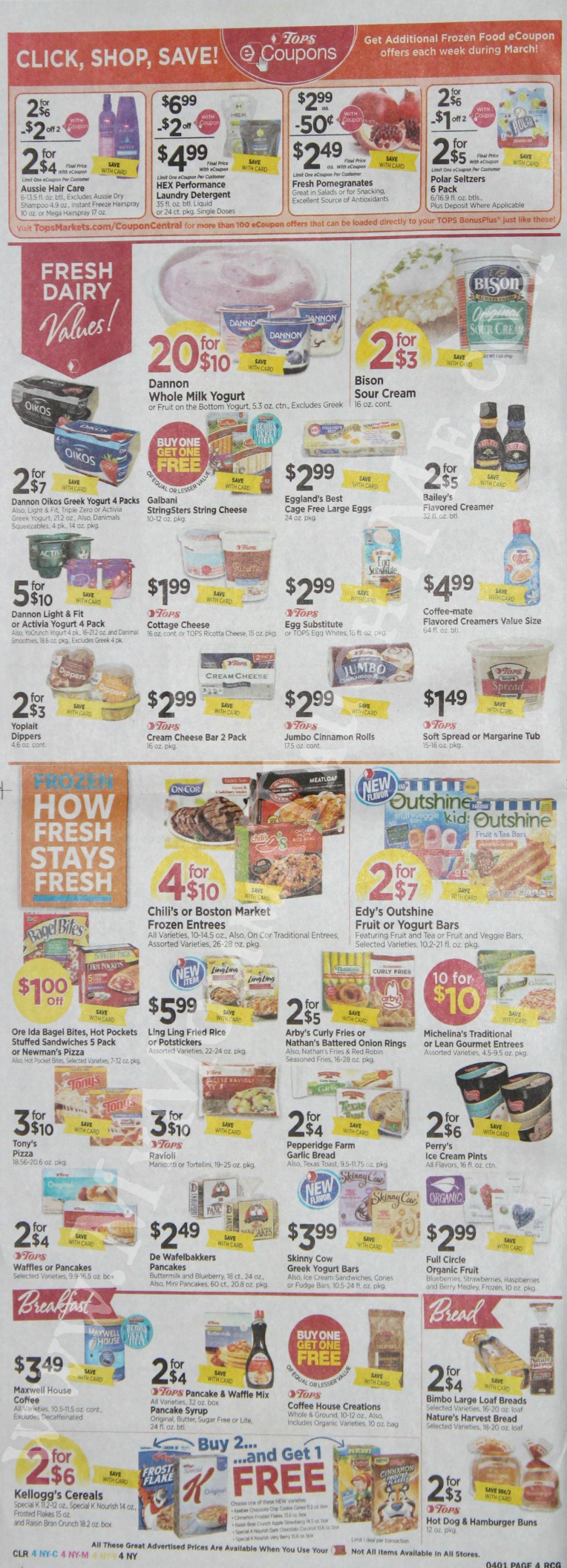Tops Markets Ad Scan Week Of 3 26 17 To 4 1 17 Page 4