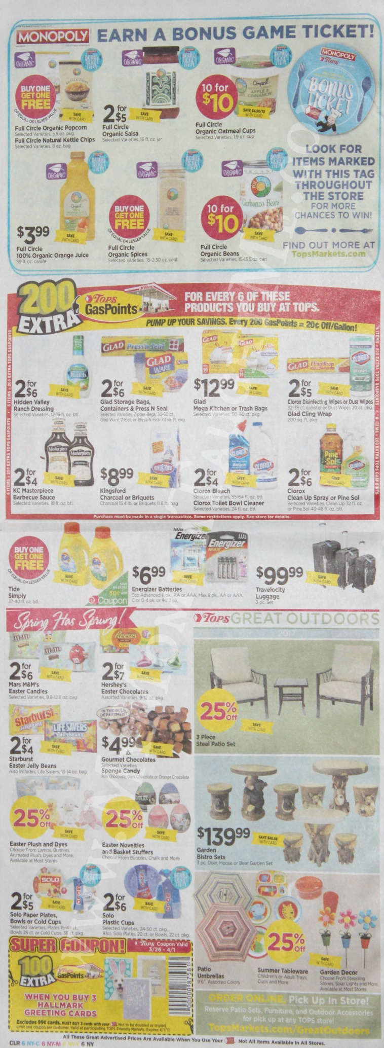 Tops Markets Ad Scan Week Of 3 26 17 To 4 1 17 Page 6