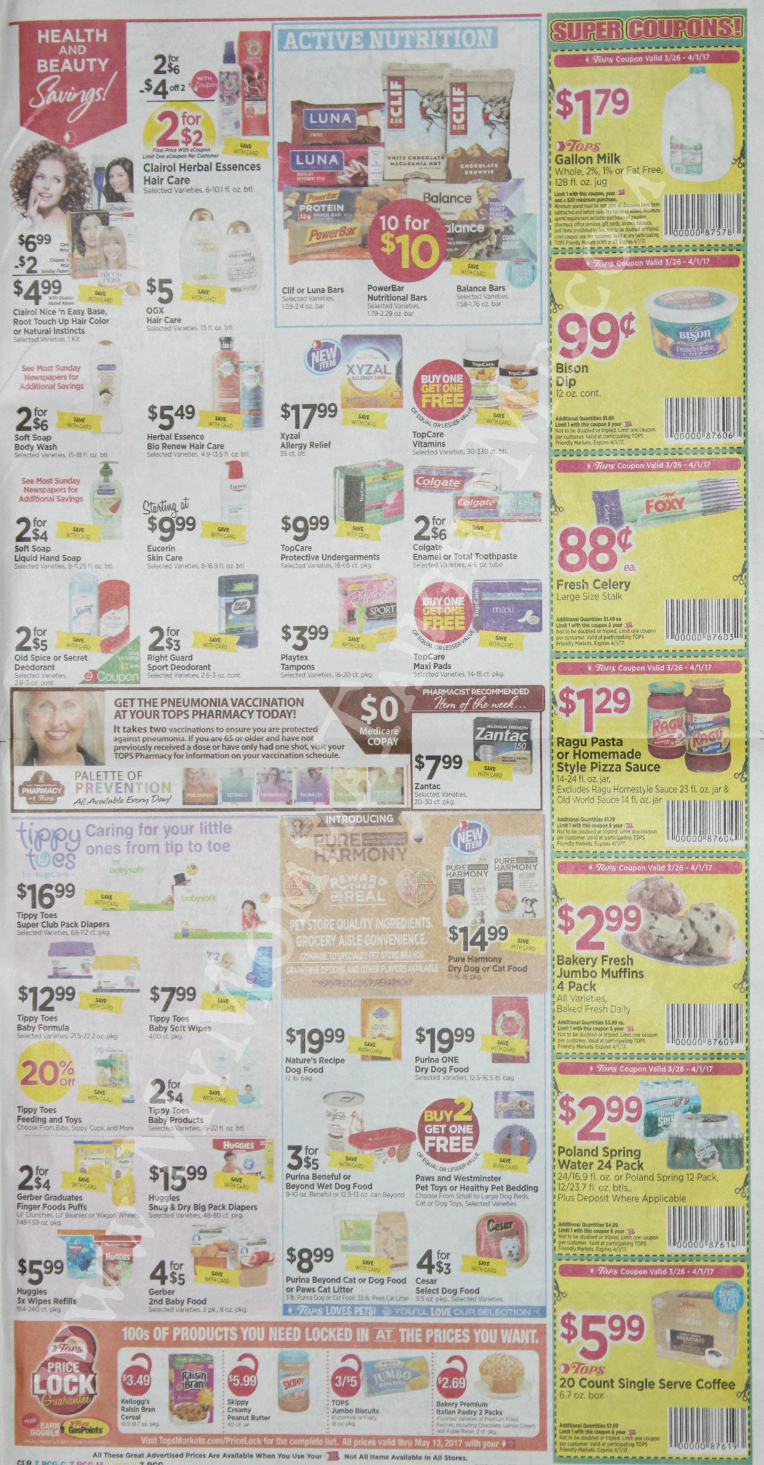 Tops Markets Ad Scan Week Of 3 26 17 To 4 1 17 Page 7