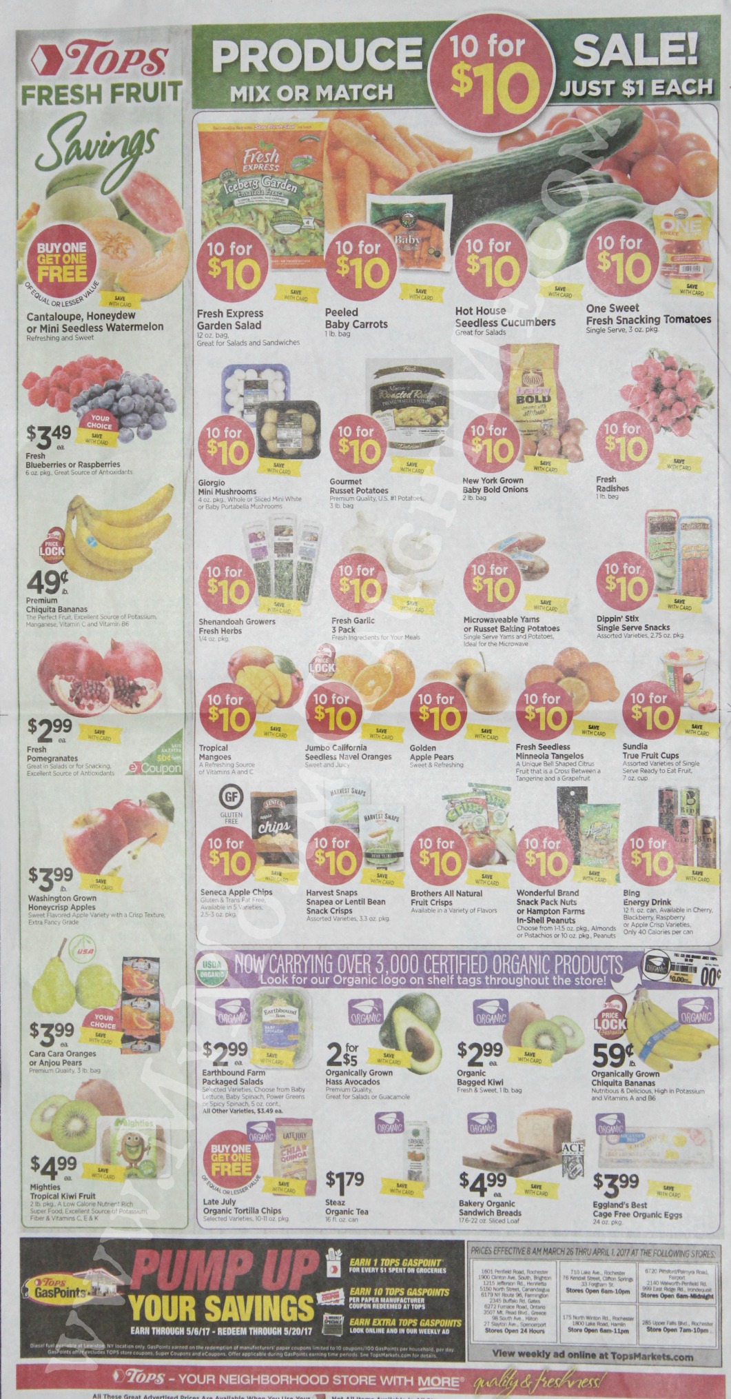 Tops Markets Ad Scan Week Of 3 26 17 To 4 1 17 Page 8