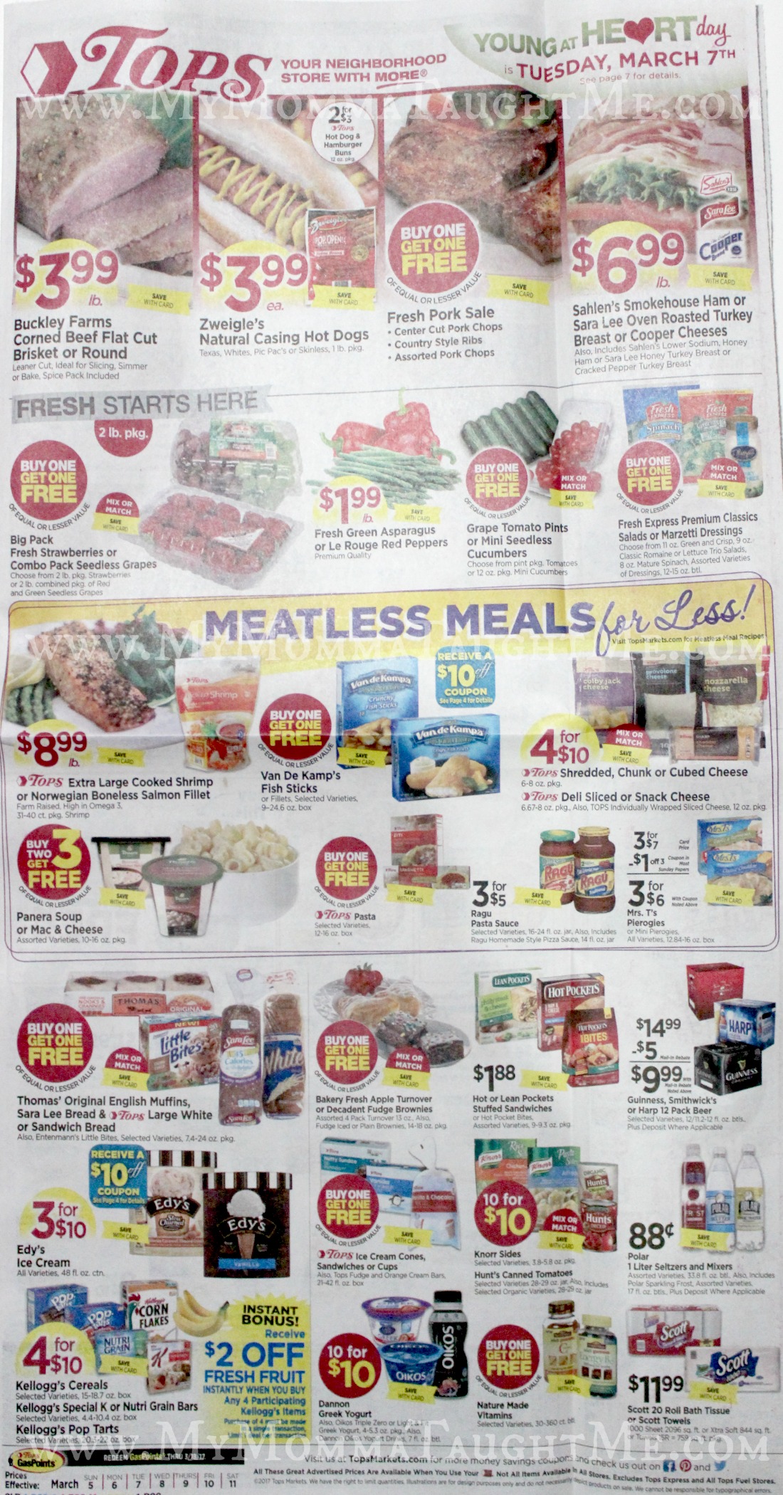 Tops Markets Ad Scan Week Of 3 5 17 To 3 11 17 Page 1