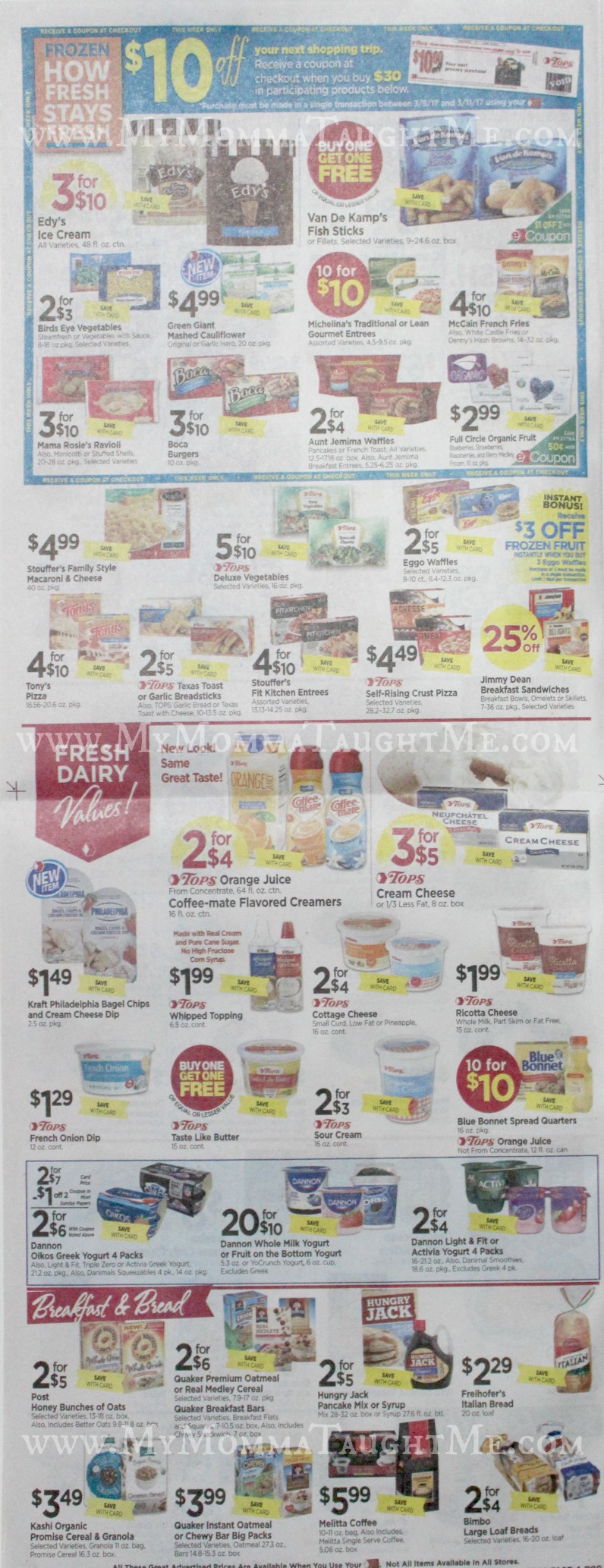 Tops Markets Ad Scan Week Of 3 5 17 To 3 11 17 Page 4