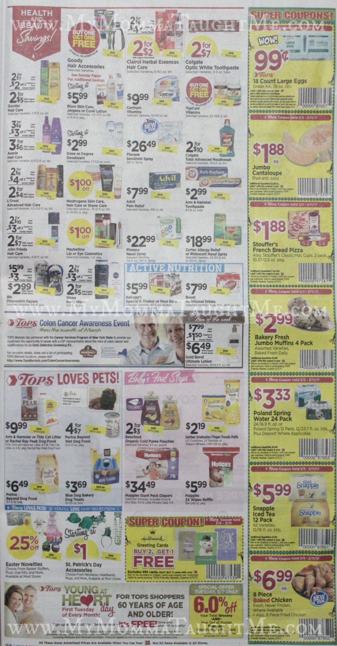 Tops Markets Ad Scan Week Of 3 5 17 To 3 11 17 Page 7