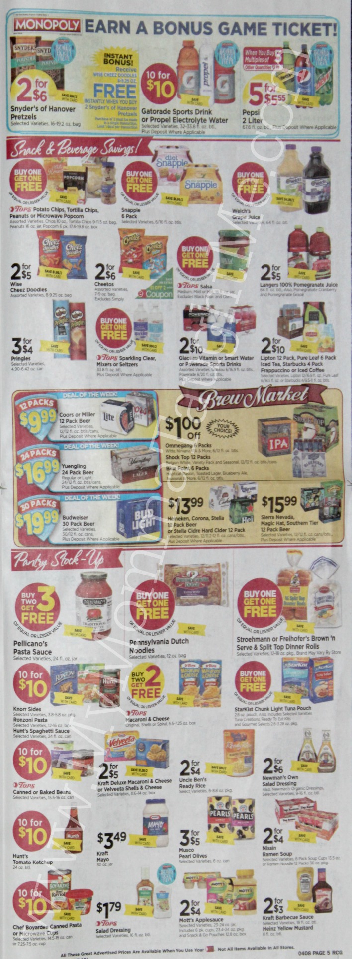 Tops Markets Ad Scan Week Of 4 2 17 To 4 8 17 Page 5