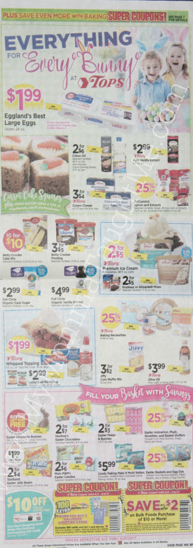 Tops Markets Ad Scan Week Of 4 2 17 To 4 8 17 WB