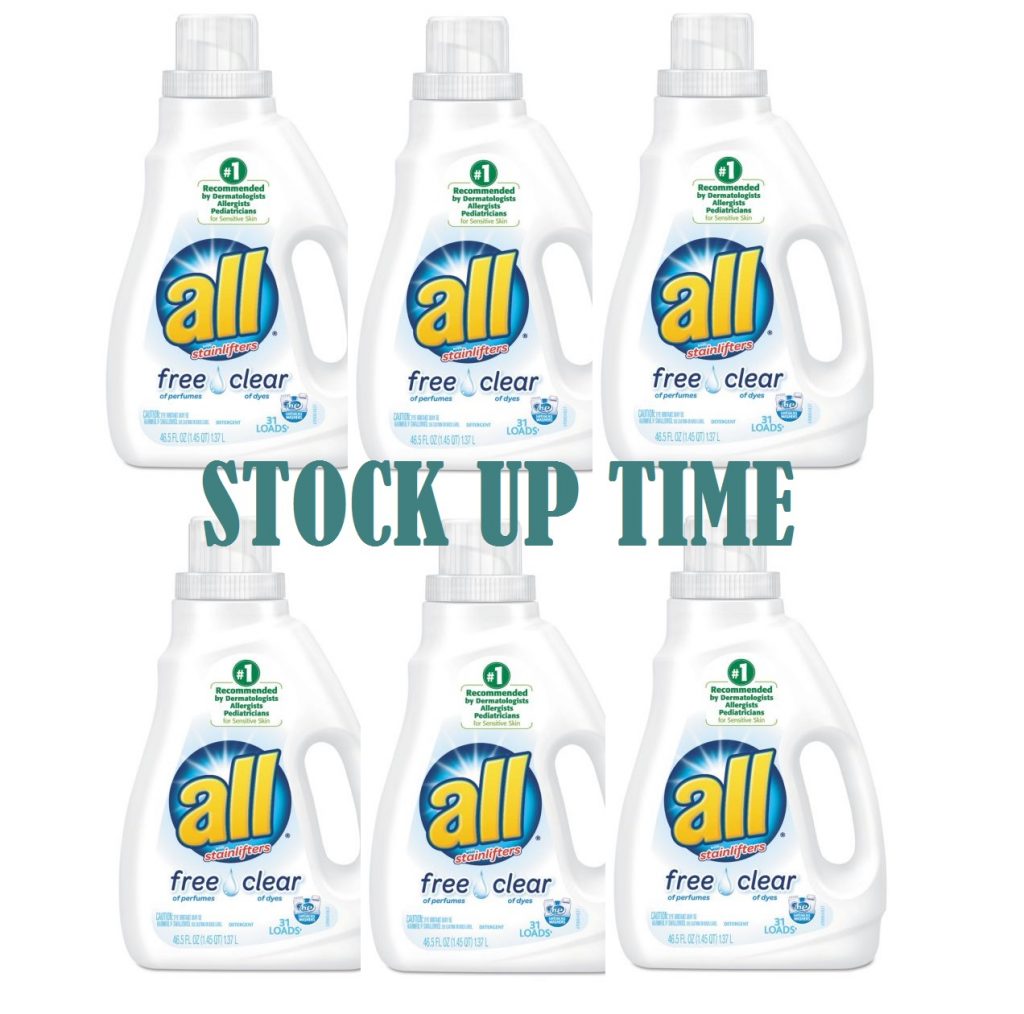 All Laundry Detergent Free And Clear Stock Up Time At Dollar General