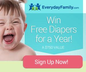 Free Diapers For A Year Giveaway